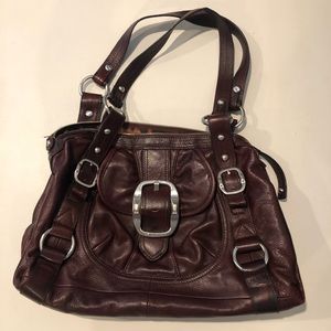 Beautiful brown leather bag. GUC, very roomy!